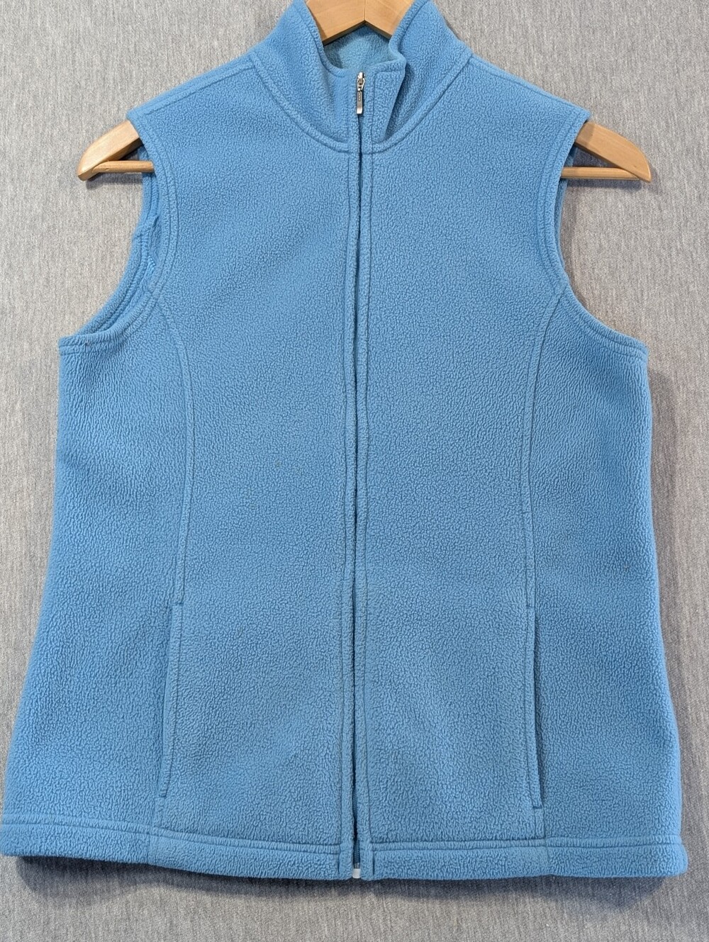 L.L. Bean Polartec Fleece Vest Women's Small Blue Full Zip